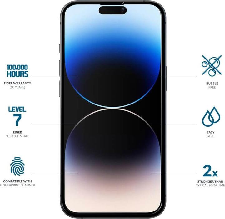 Produktbild Eiger Clear Edge (1 Stück, Apple iPhone 14 Pro)