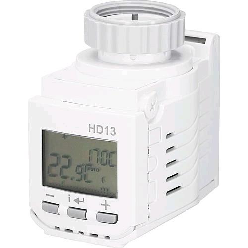 Elektrobock 163 HD13 Heizkörperthermostat elektronisch 3 bis 40 °C, Thermostat, Weiss
