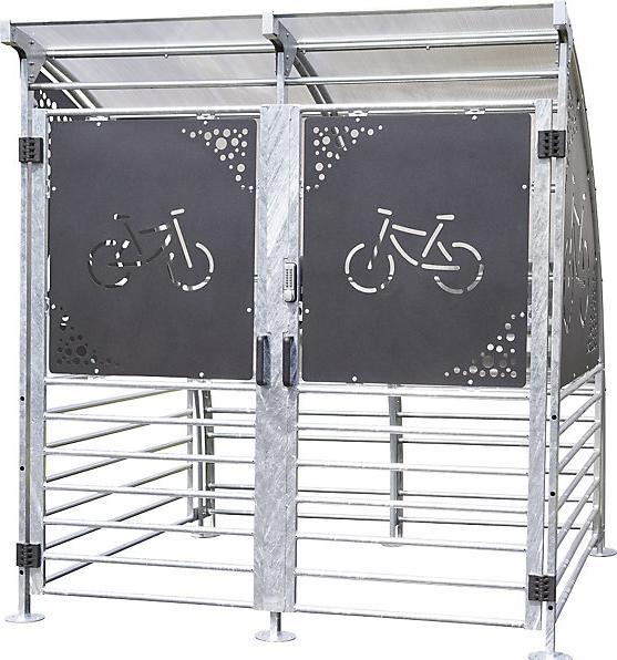 Mottez Abri pour vélos verrouillable