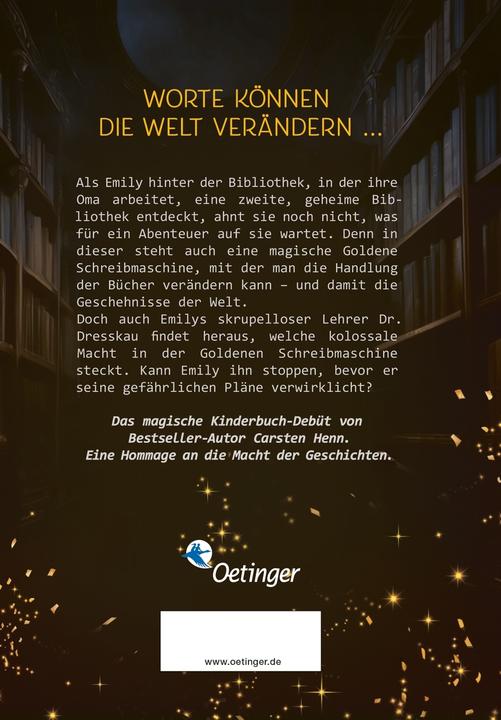 Productafbeelding De gouden typemachine (Carsten Henn, Duits)
