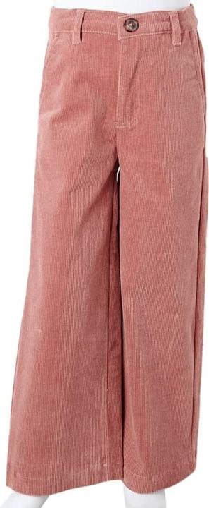 Actual product image vidaXL Children's trousers corduroy antique pink 140,Material: 90 % cotton. 8 (140)