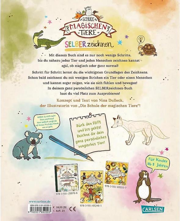 Actual product image Die Schule der magischen Tiere - SELBERzeichnen