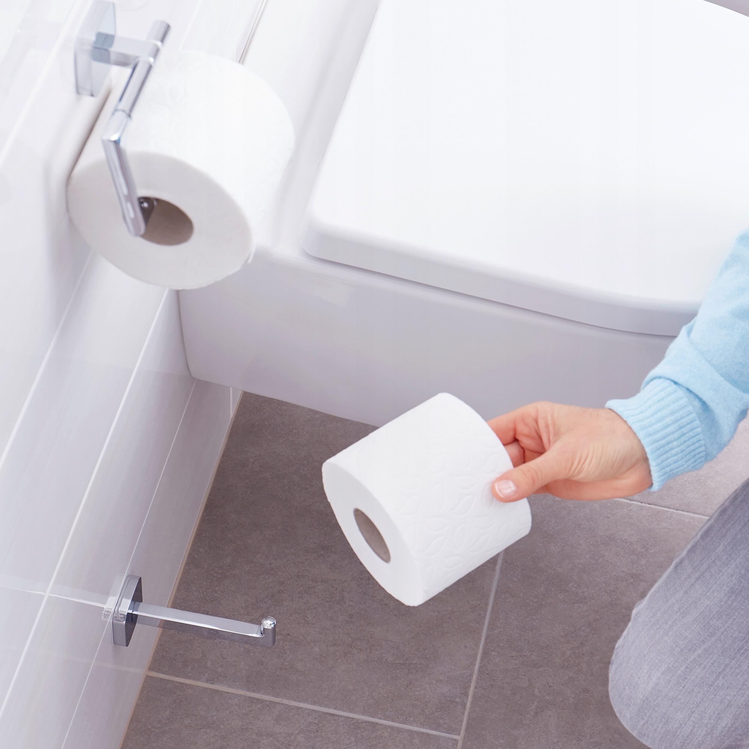 Thumbnail - tesa, Toilettenpapierhalter, ELEGAANT WC Ersatzrollenhalter inkl. Klebelösung ohne Bohren