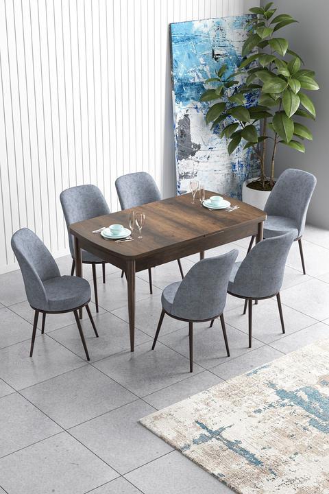 Actual product image Hanah Home Han Extendable Dining TableChairs Set (MDF)