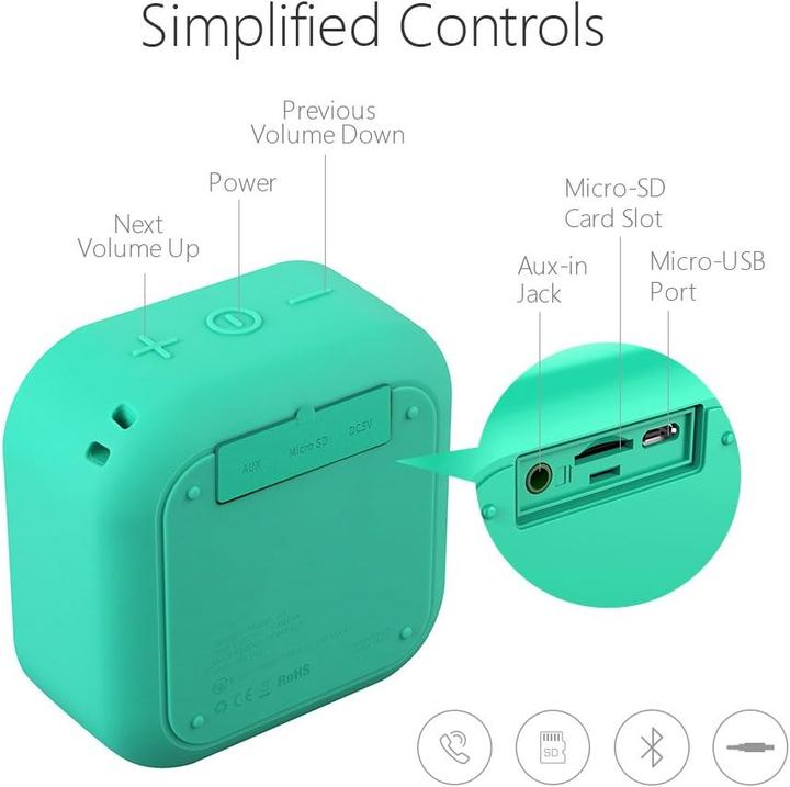 Actual product image MIFA A1 Mini Speaker, Green (15 h)
