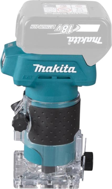 Immagine prodotto Makita DRT 52 RG fresatrice per bordi a batteria 18 V 6 mm brushless + 2x batteria 6,0 Ah + caricabatterie