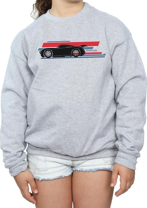 Produktbild Disney Cars Jackson Storm Stripes Sweatshirt Mädchen (116)