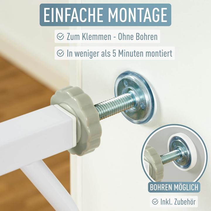 Actual product image IB-Style Türschutzgitter Berrin XXL für Babys & Kleinkinder (105 cm)