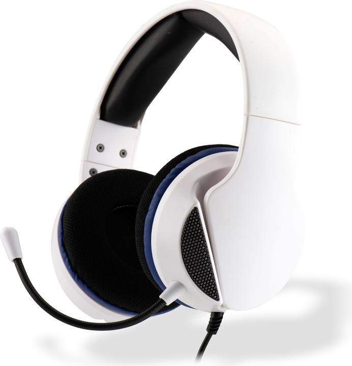 Actual product image Freaks and Geeks Playstation 5 / Universal Headset SPX-300 - White & Black (Cable)