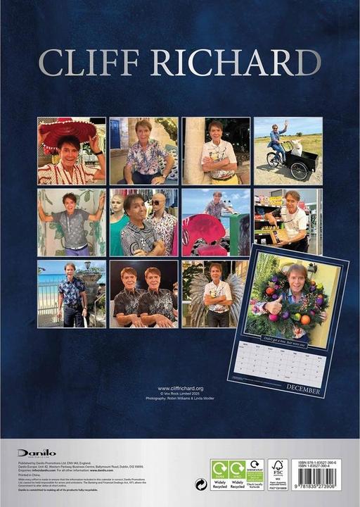 Image du produit Cliff Richard - Calendrier mural (A3)