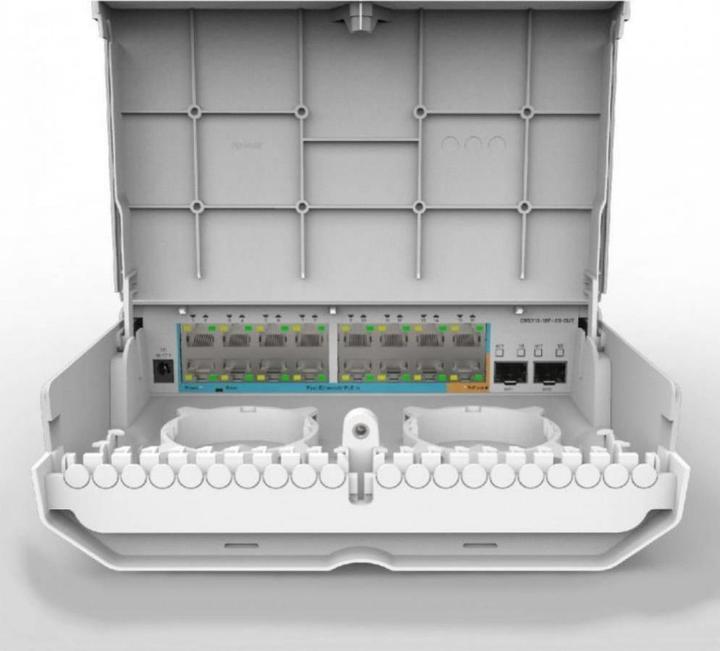 Produktbild MikroTik PoE+ Switch netPower 16P, Outdoor 18 Port (18 Ports)