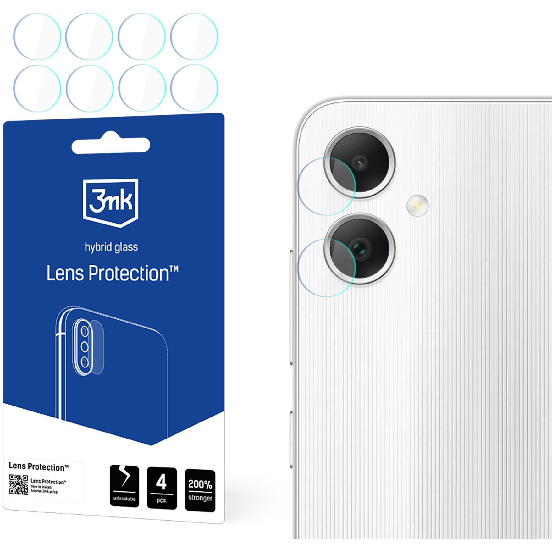 Thumbnail - 3MK Lens Protect Sam A05 Ochrona na obiektyw aparatu 4szt (1 Stück, Samsung Galaxy A05), Smartphone Schutzfolie, Grau