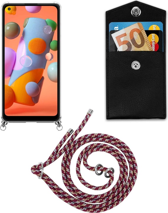 Produktbild Cadorabo TPU Handy Kette SILBER Cover