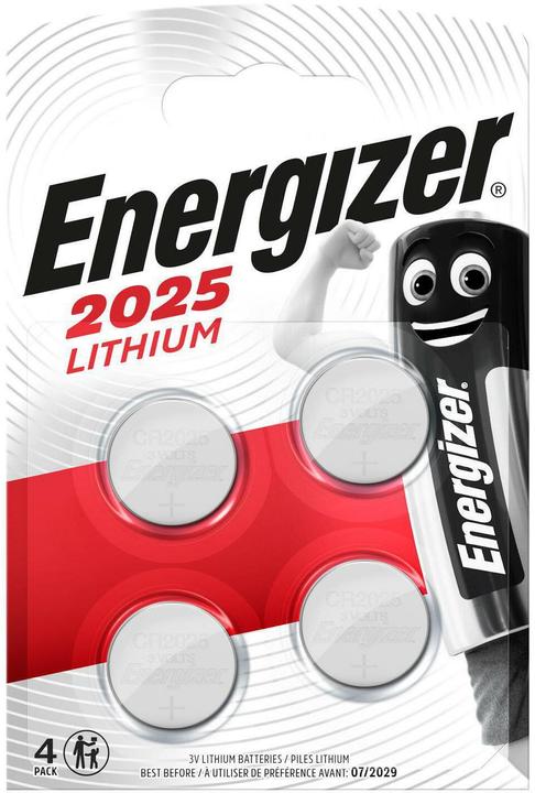 Actual product image Energizer CR2025 Lithium (4 pcs., CR2025, 163 mAh)