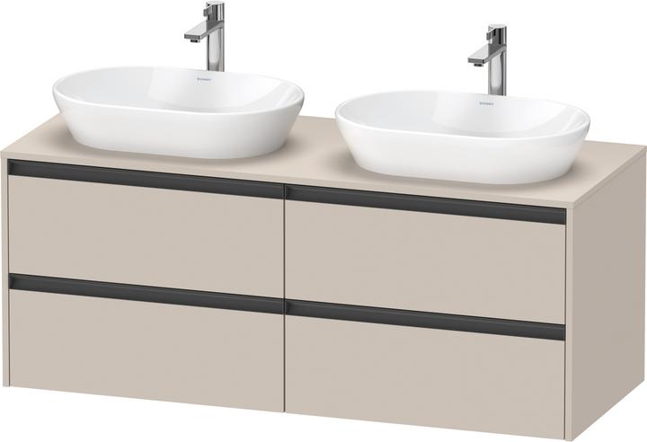 Produktbild Duravit Ketho.2 Waschtischunterbau, Beckenausschnitt beidseitig, 1400x568x550mm, K24898B