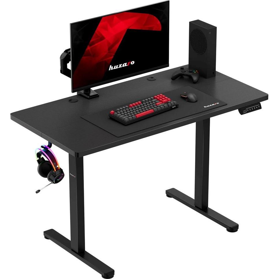 Huzaro Biurko Gamingowe Hero 8.1 Black, Tavolo gaming, Nero