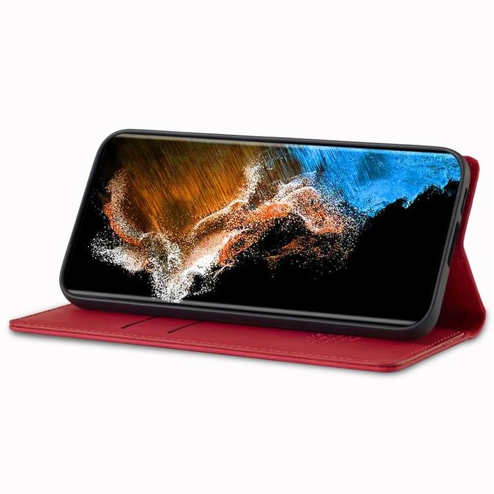 Produktbild Cover-Discount Galaxy S23 - Stand Flip Case Hülle rot (Samsung Galaxy S23)