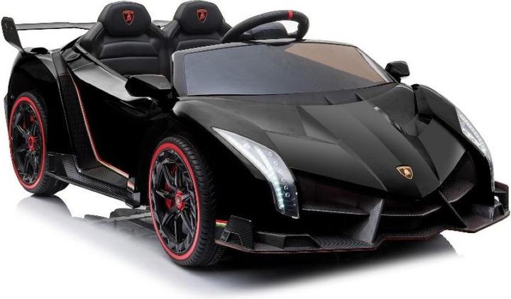 Es-toys Kinderfahrzeug - Lamborghini Veneno Lizenziert 4 Motoren- 2,4Ghz Fernsteuerung, MP3, Ledersitz+EVA+A (12 V)