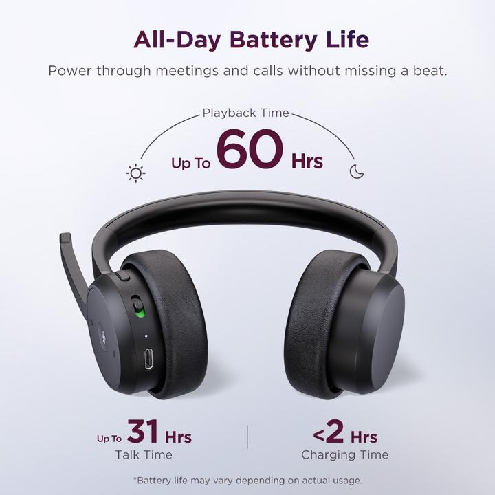 Actual product image Lenovo Wireless VoIP Headset (Teams) (Wireless, USB-A)