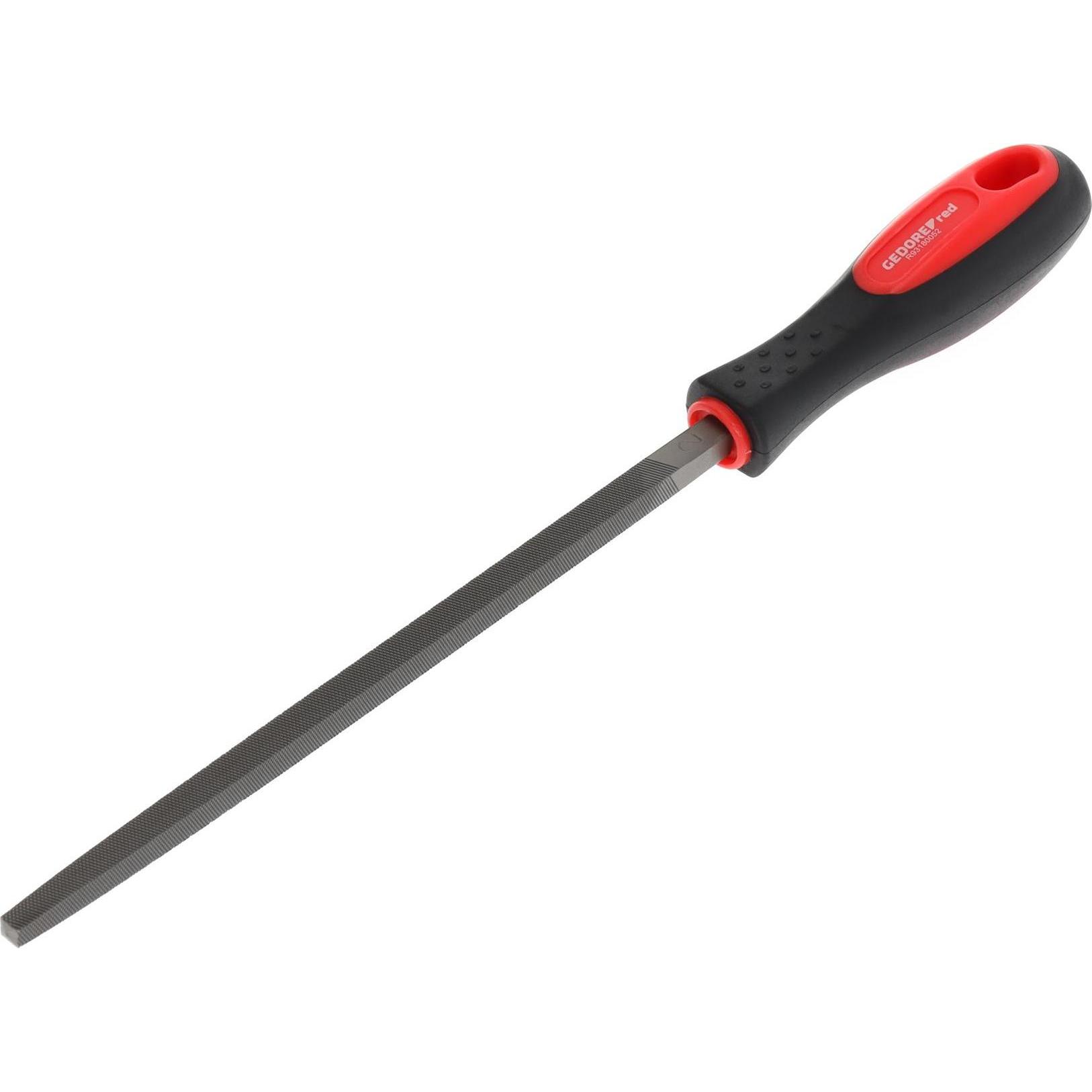 Thumbnail - Gedore Red, Raspel + Feile, red Vierkantfeile, Spezialstahl, 2-Komponenten-Griff, Rot/Schwarz (Hieb 2, 210 mm)