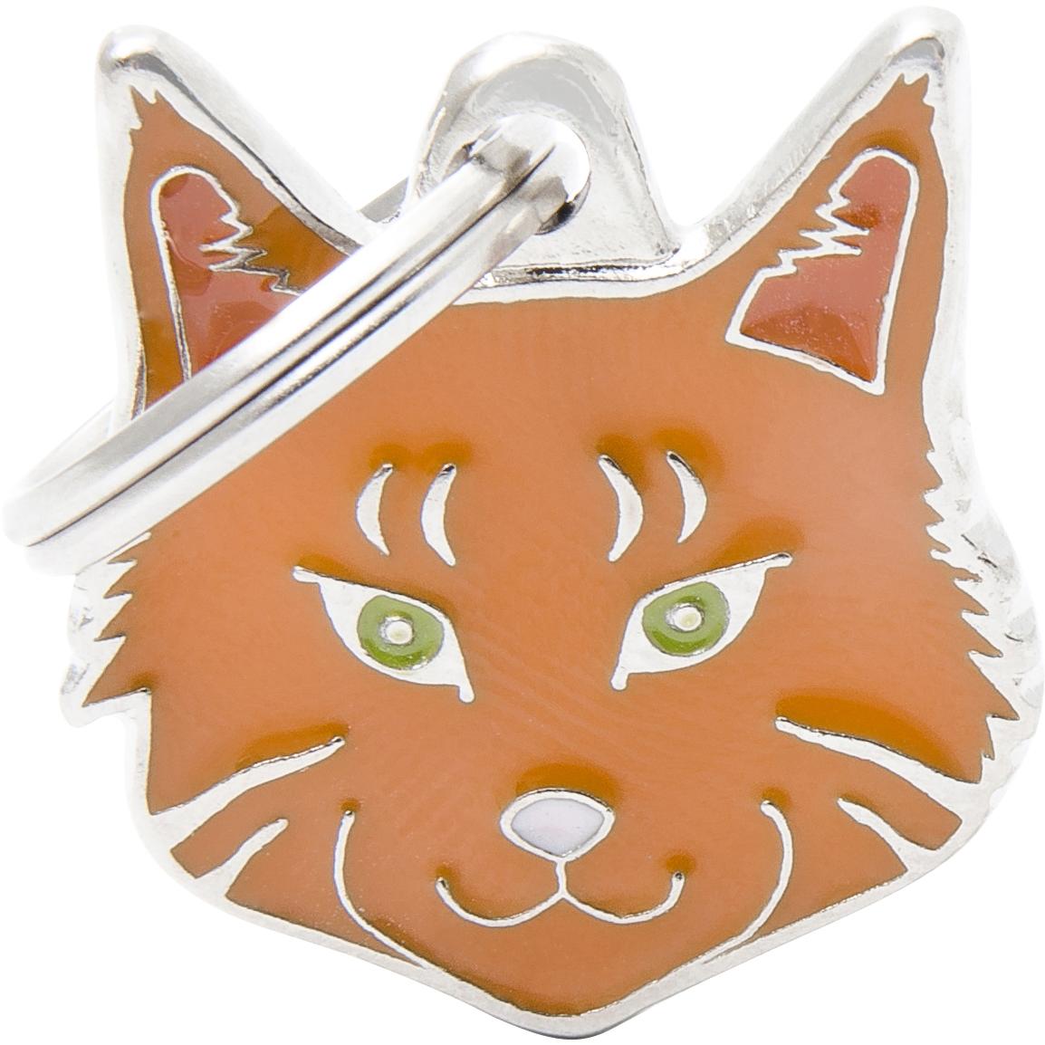 Myfamily Amici di MyFa tegn, Maine Coon, rød (Gatto), Collare + Guinzaglio