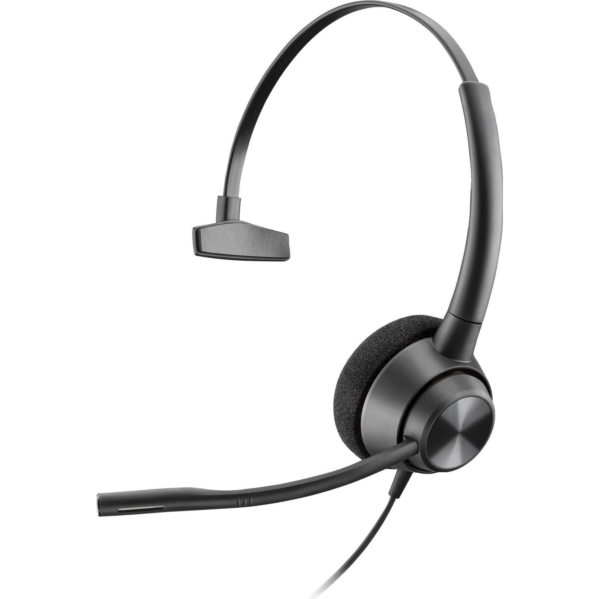 Poly EncorePro 310 QD (Kabelgebunden), Office Headset, Schwarz