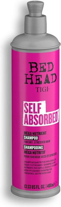 Tigi Nourishing shampoo for dry and stressed hair Bed Head Self Absorbed (Mega Nutrient Shampoo) - (400 ml)