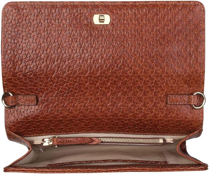 Actual product image Kate Moss Leather Handbag with Zipper and Adjustable Shoulder Strap