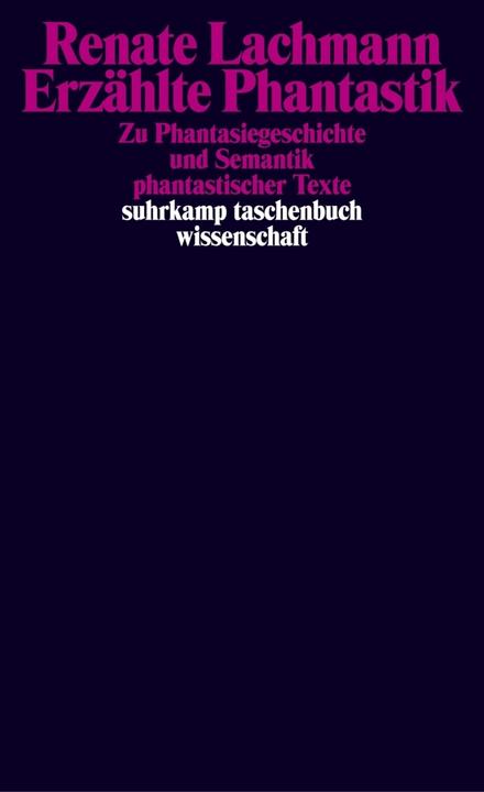 Produktbild Erzählte Phantastik (Deutsch, Renate Lachmann, 2002)