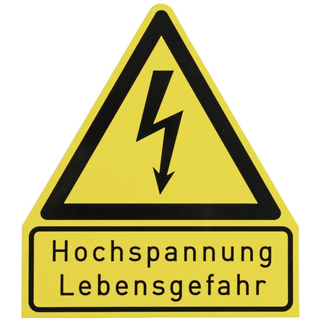 Dehn WHS HS LG WuH-Schild Hochspannung - Lebensgefahr Werkstoff: Kunststoff (700055)