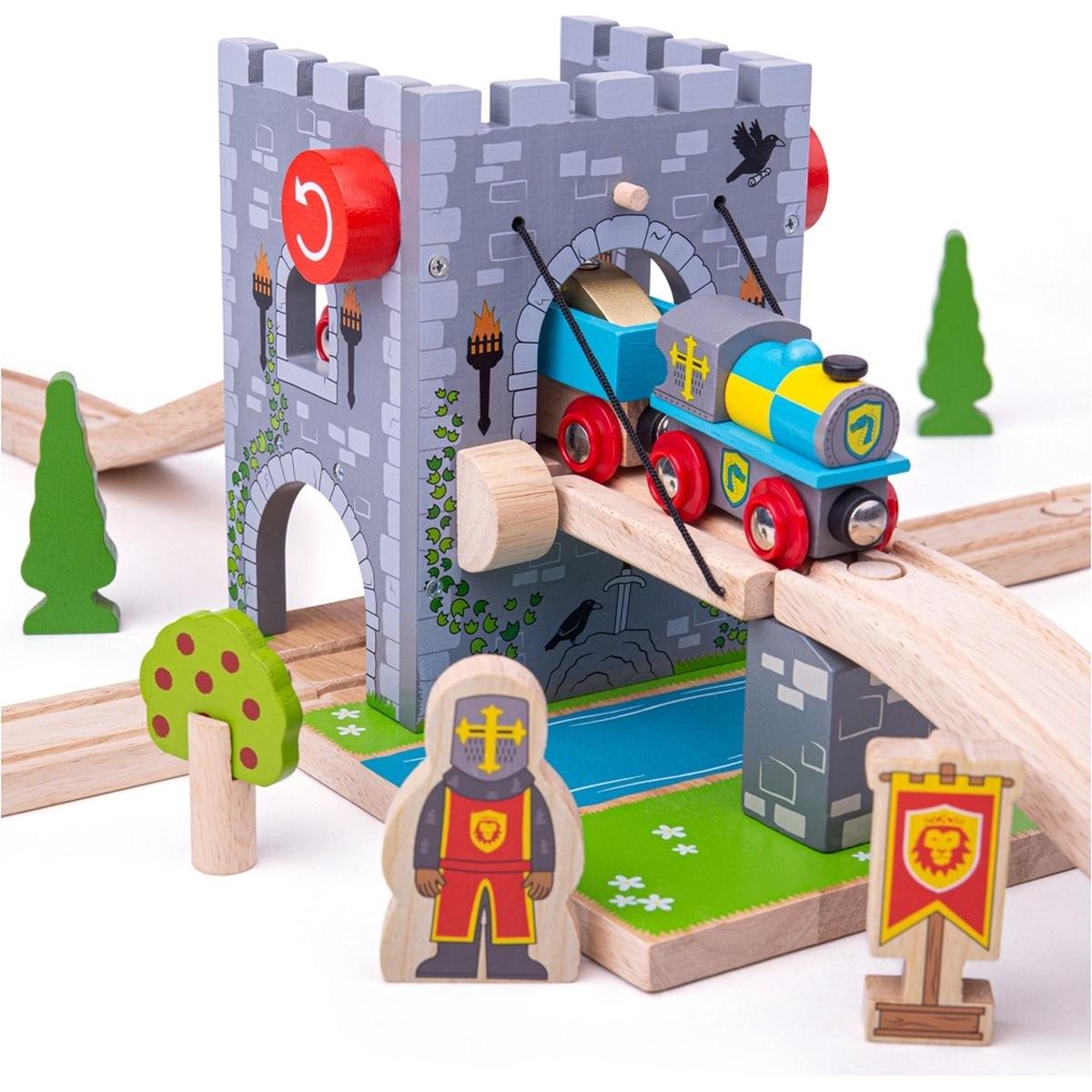 Bigjigs Holz Schienen - Zugbrücke (BJT267)