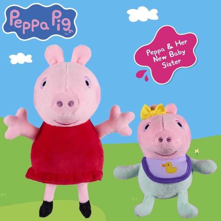 Image du produit Character Peppa Pig Plüschfiguren 2er Pack (18 cm)
