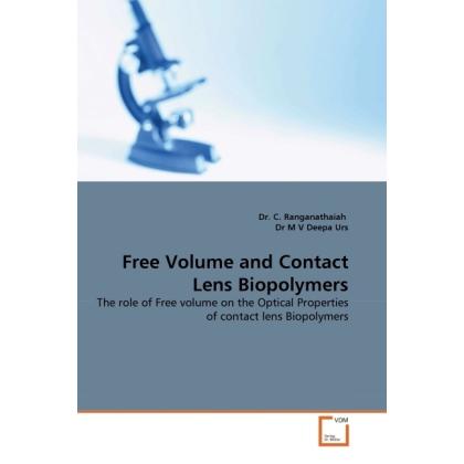 Free Volume and Contact Lens Biopolymers, Fachbücher