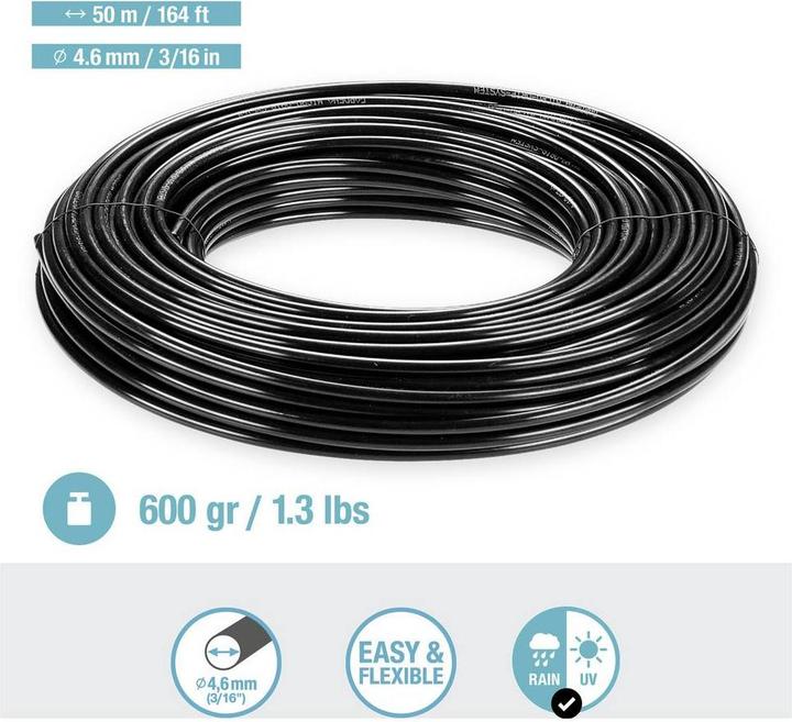 Actual product image Gardena Distribution pipe (3/16" x 50m) (Drip hose + drip tube)