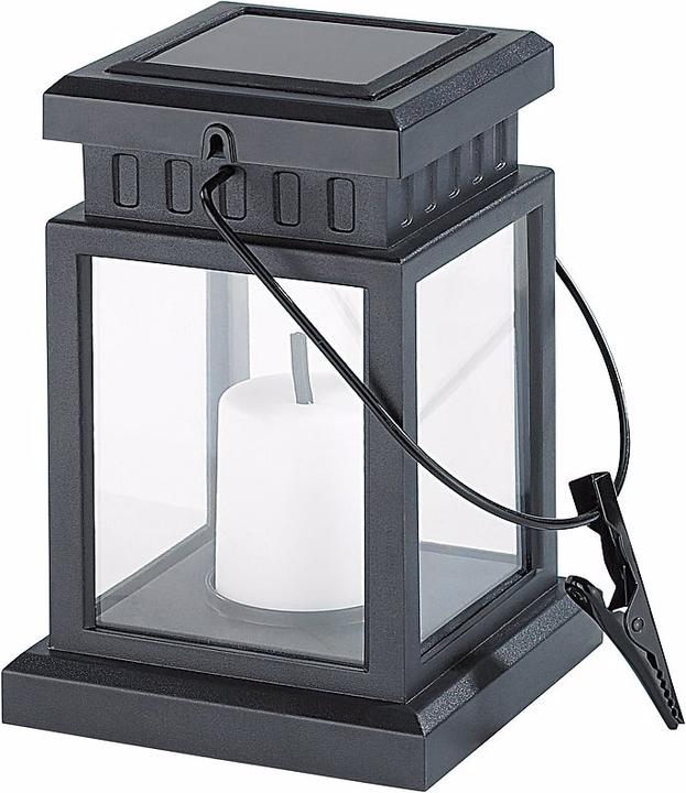 Image du produit Lunartec Lanterne solaire à LED au design asiatique (12,5 x 9 x 9 cm, 1 x)