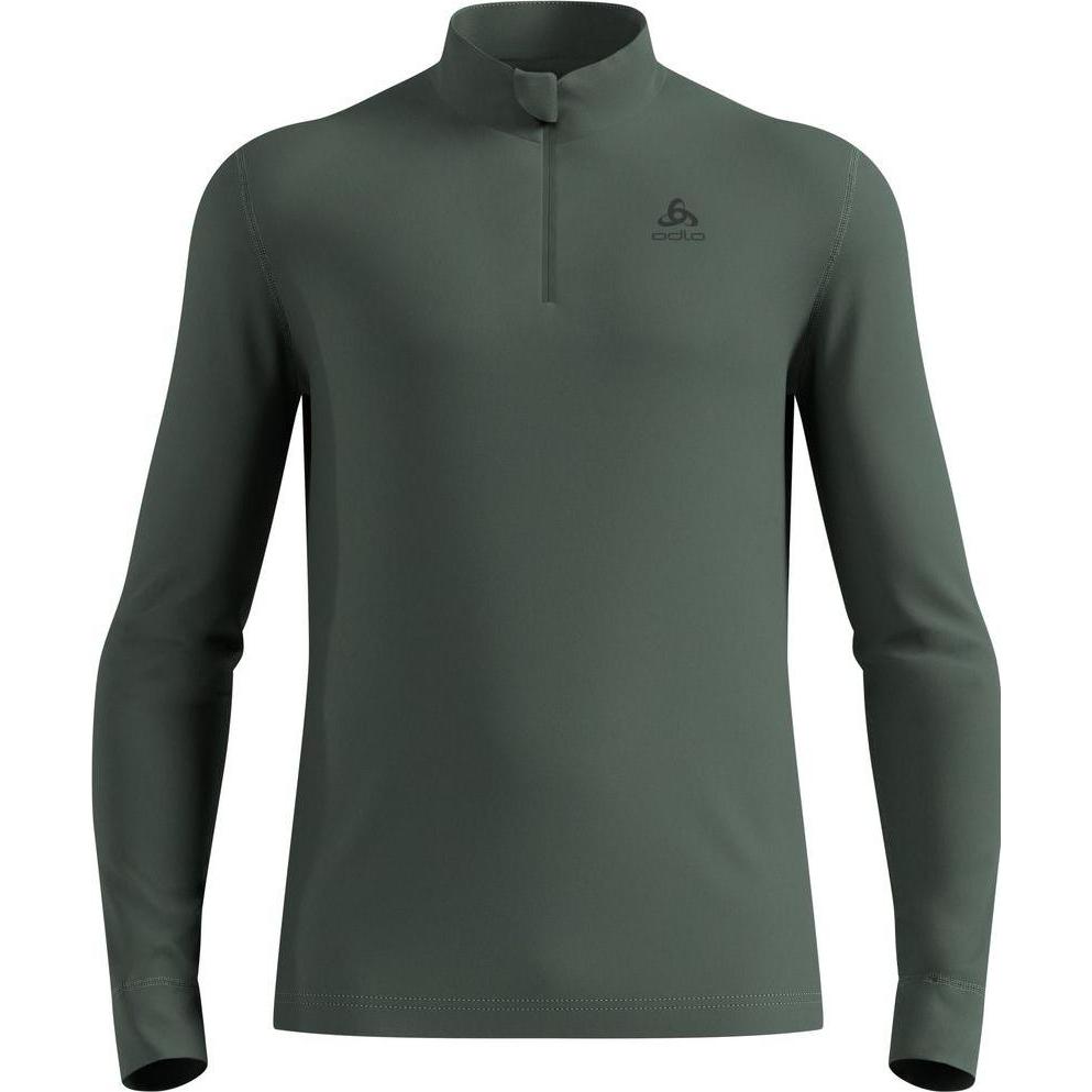 Odlo, Uomini, Maglia funzionale, Natural Merino 260 Base Layer Half Zip (XL), Grigio, XL