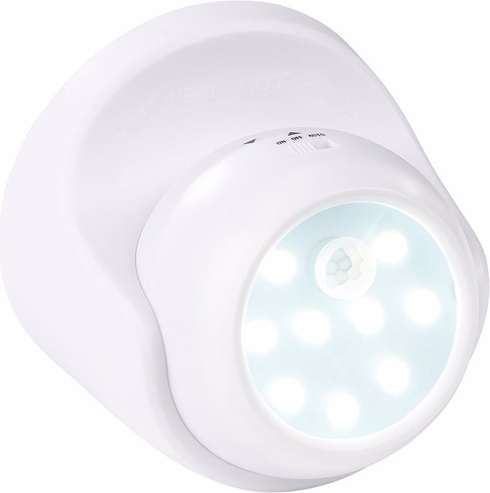 Produktbild Luminea Kabelloser LED-Strahler mit Bewegungssensor (100 lm)