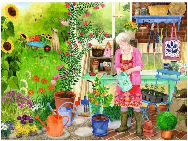Produktbild Ravensburger Puzzle 12001362 - Gartenarbeit - Puzzle für ältere Menschen und Senioren, mit 100 (100 Teile)