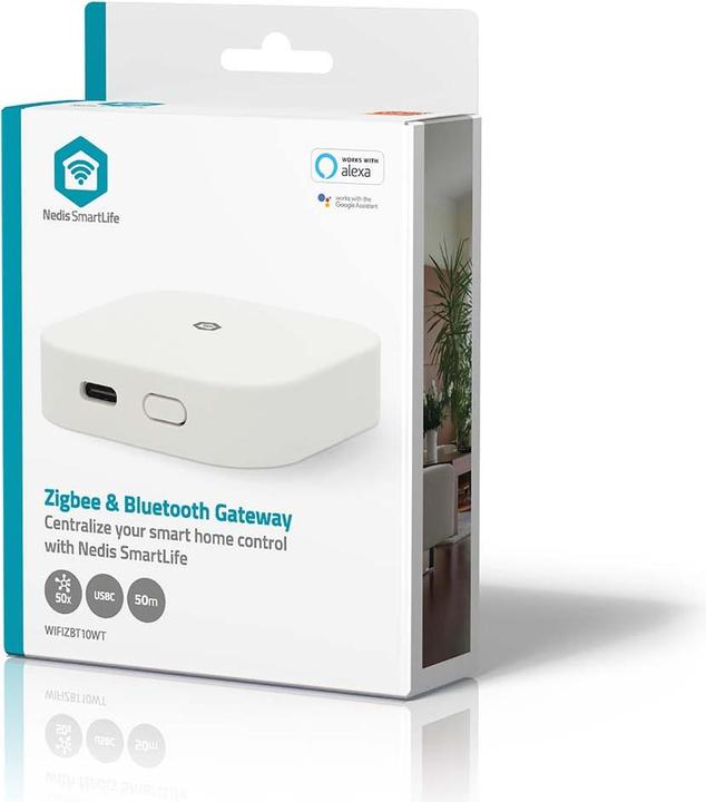 Produktbild Nedis SmartLife Gateway | Bluetooth® / Zigbee 3.0 | 50 Geräte | Stromversorgung über USB | Android™