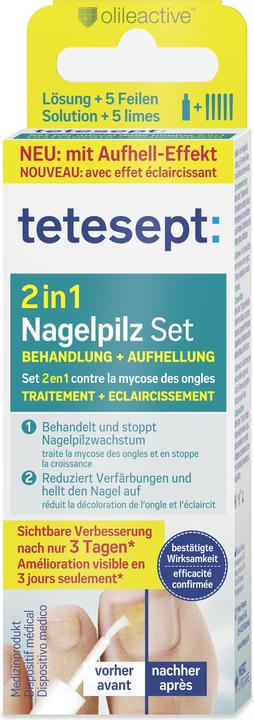 Tetesept Set anti-funghi delle unghie (Pediluvio, 4 ml)
