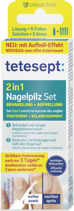 Image du produit Tetesept Kit anti-champignons des ongles (4 ml)