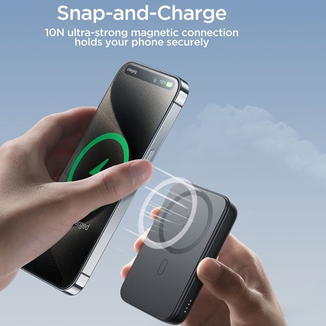 Immagine prodotto Joyroom Mini magnetico (10000 mAh, 20 W, 20 Wh)
