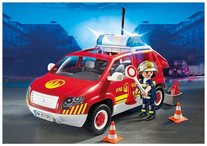 Actual product image Playmobil 71375 Fire engine with light and sound (71375, Playmobil City Action)