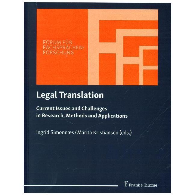 Legal Translation, Fachbücher von Ingrid Simonnaes, Marita Kristiansen