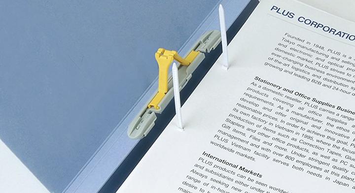 Actual product image Plus Japan Zero Max Folder grey cardboard 1-10 cm DIN A4 (A4, 100 mm, 1 Piece)