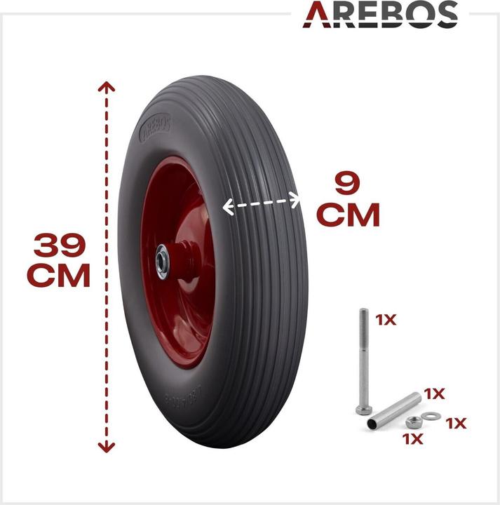 Produktbild Arebos Schubkarrenrad