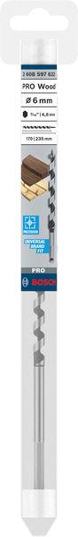 Produktbild Bosch Professional Zubehör PRO Wood Holzschlangenbohrer (6 mm)