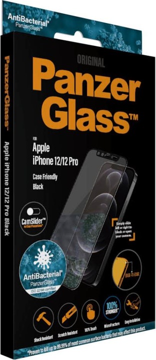 Actual product image PanzerGlass Case Friendly (1 Piece, Apple iPhone 12, Realme 12 Pro+)