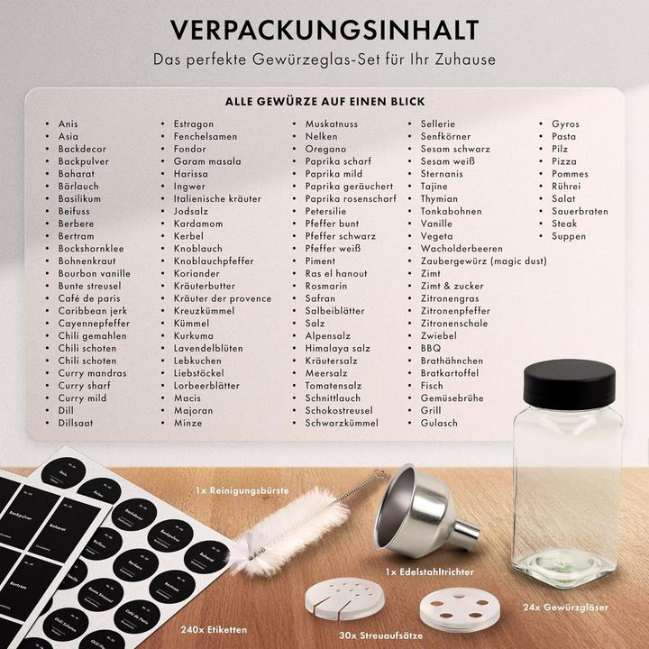 Actual product image Edelhaus Spice jars (0.12 l)