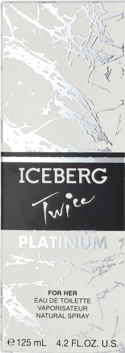 Actual product image Iceberg Twice Platinum Women Edt Spray (Eau de toilette, 125 ml)